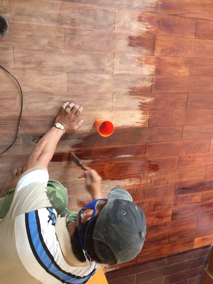 sơn sàn gỗ hcm